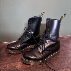 Dr. Martens Black Combat Boots